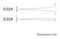 5CFR.SA - 130mm Precision Tweezers, Very Fine Straight Pointed Replaceable Tips