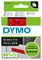 S0720570 - D1 Standard Label Tape - 12mm x 7m Black on Red