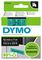 S0720590 - D1 Standard Label Tape - 12mm x 7m Black on Green