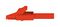 24.0157-1 - Crocodile Clip, 400V, 15A, Red, Pack of 5