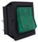 C1353AANAC - Rocker Switch, On Off, DPST, 250V AC, 16A, Green