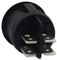 R13244BNAB - Round Rocker Switch, On Off, SPST, 250V AC, 10A