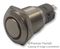 MP0045/1E2AM012 - Vandal Resistant Switch, On Off, DPDT 16.2mm, Amber Ring LED, 12V DC