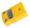 AM-K-LCF - ANSI Miniature Inline Thermocouple Socket, Yellow, K Type