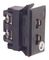 AM-J-FF - ANSI Miniature Panel Mount Socket, Thermocouple Type J, Black