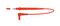 66.9008-100-22 - 20A Red 4mm Right Angle Banana Plug to Probe Test Lead - 0.1m