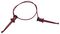 3781-18-2 - Minigrabber Test Clip Patch Cord, 60V, 5A, 457mm, Red
