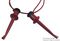 3781-18-2 - Minigrabber Test Clip Patch Cord, 60V, 5A, 457mm, Red