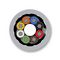 PP000888 - LSF Screened Data Cable, 8 Core, 24 AWG, 0.2 mm², 100m, Grey