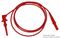 6245-48-2 - Minigrabber Test Clip to Banana Plug Lead, 300V DC, 5A, 1.2m, Red