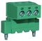 CTBP96HJ/3FL - 5.08mm Inverted/Reverse Flanged Terminal Block, 3-Pole, 15A