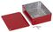 1590BBSRD - IP54 Red Stomp Box Aluminium Instrument Enclosure - 120x94x42mm