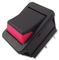 C1350XBAAA - Switch, DPST, 16A, 250V ac, Black / Red