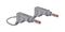 66.9407-050-28 - Stackable Banana Plug to Plug Test Lead, 4mm, 600V, 32A, 500mm, Grey