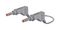 66.9407-100-28 - Stackable Banana Plug to Plug Test Lead, 4mm, 600V, 32A, 1m, Grey