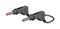 66.9407-200-21 - Stackable Banana Plug to Plug Test Lead, 4mm, 600V, 32A, 2m, Black