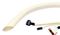 PP001459 - Fireproof Sleeving, Fibreglass / Silicone, White, 7mm, 100m