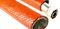 PP001429 - Fireproof Sleeving, Fibreglass / Silicone, Red, 10mm, 100m