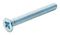 M2.520KRSTMCZ100- - M2.5 x 20mm Steel BZP Countersunk Head Pozidriv Machine Screws, 100 Pack