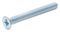 M325KRSTMCZ100- - M3 x 25mm Steel BZP Countersunk Head Pozidriv Machine Screws, 100 Pack
