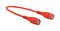 67.9770-100-22 - BNC Plug to Plug Test Lead, 1kV, 1m, Red