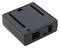 1593HAMARBK - ABS Case for Arduino Leonardo, M0 Pro, Uno or Yun, Black