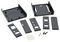 1593HAMARBK - ABS Case for Arduino Leonardo, M0 Pro, Uno or Yun, Black