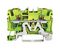 2204-1207 - 2 Conductor Ground Terminal Block with Push Button Cage Clamp and Test Port, 20AWG to 10AWG, DIN Rail 35mm, Green