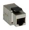 21.17.3004 - RJ45 Cat6 Keystone Socket Coupler, Silver
