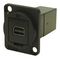 CP30202 - Mini DisplayPort Feedthrough Panel Mount Connector, CSK Holes