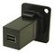 CP30202 - Mini DisplayPort Feedthrough Panel Mount Connector, CSK Holes