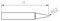 RTP 004 C - Soldering Iron Tip, Conical, 0.4mm
