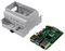 MP001137 - DIN Rail Mount Enclosure for Raspberry Pi 4, Grey Lid