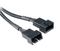 AK-CBFA04-15 - 2x PWM Fan Power Splitter Lead from 4 Pin Molex, 0.15m Braided Cable