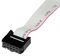PLATE9M16 - 9 Pin D Serial Male to 10 Pin IDC Motherboard Header Slot Plate, 0.4m