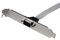 PLATE9M16 - 9 Pin D Serial Male to 10 Pin IDC Motherboard Header Slot Plate, 0.4m