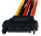 PYO2LSATA - 15-Pin SATA Power Male to 2x 15-pin SATA Power Female Y Splitter Lead, 0.15m Latching