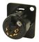 FC61955 - 5 Pin XLR Plug Feedthrough Panel, Metal, CSK Holes