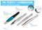 4SA - 110mm Precision Tweezers, Straight Pointed Tips