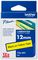 TZE631 - P-Touch Label Tape Black on Yellow 1/2" / 12mm