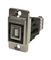 CP30707NM - Dual Entry USB 2.0 Type B Socket to USB 2.0 Type A Socket Slim Feedthrough Connector, Nickel Frame, CSK Holes