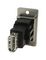 CP30708NM - Dual Entry USB 2.0 Type A Socket to USB 2.0 Type A Socket Slim Feedthrough Connector, Nickel Frame, CSK Holes