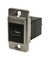 CP30711M - Dual Entry USB Type C Socket to Type C Plug Slim Feedthrough Connector, Nickel Frame, CSK Holes