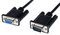 SCNM9FM2MBK - 2m 9 Way Male to Female Serial Null Modem Cable