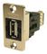 CP30608NM - Slim USB 2.0 Type A Socket to USB 2.0 Type A Socket Feedthrough Connector Adaptor, Nickel Frame, CSK Holes