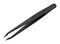 92 09 02 ESD - 115mm ESD Carbon fibre Reinforced Plastic Tweezers, Bent Pointed Tips