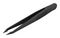 92 09 02 ESD - 115mm ESD Carbon fibre Reinforced Plastic Tweezers, Bent Pointed Tips