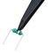 92 09 02 ESD - 115mm ESD Carbon fibre Reinforced Plastic Tweezers, Bent Pointed Tips