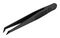 92 09 03 ESD - 110mm ESD Carbon fibre Reinforced Plastic Tweezers, Bent Pointed Tips