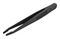 92 09 04 ESD - 115mm ESD Carbon fibre Reinforced Plastic Tweezers, Straight Flat Tips
